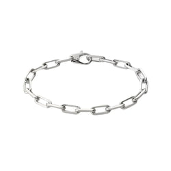 Santos Chain Bracelet White Gold Vermeil Refined
