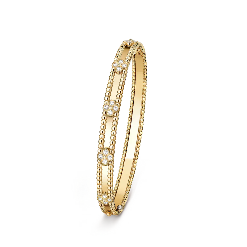 Sweet Clover Diamond Bracelet