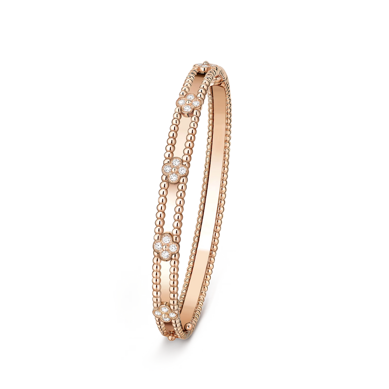 Sweet Clover Rose Gold Bracelet