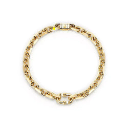 1837 Makers Narrow Chain Bracelet in Yellow Gold