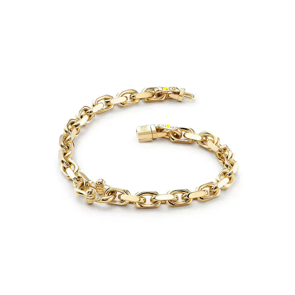 1837 Makers Narrow Chain Bracelet in Yellow Gold