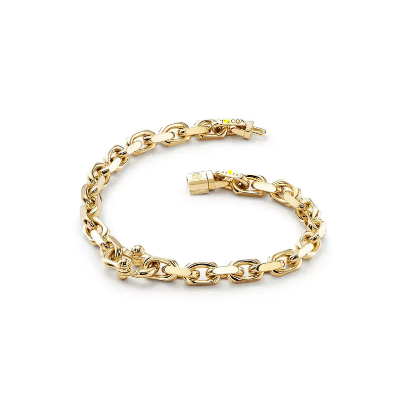 1837 Makers Narrow Chain Bracelet in Yellow Gold