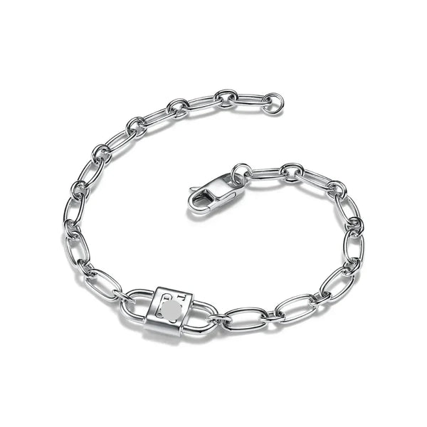1837 Double Lock Chain Bracelet