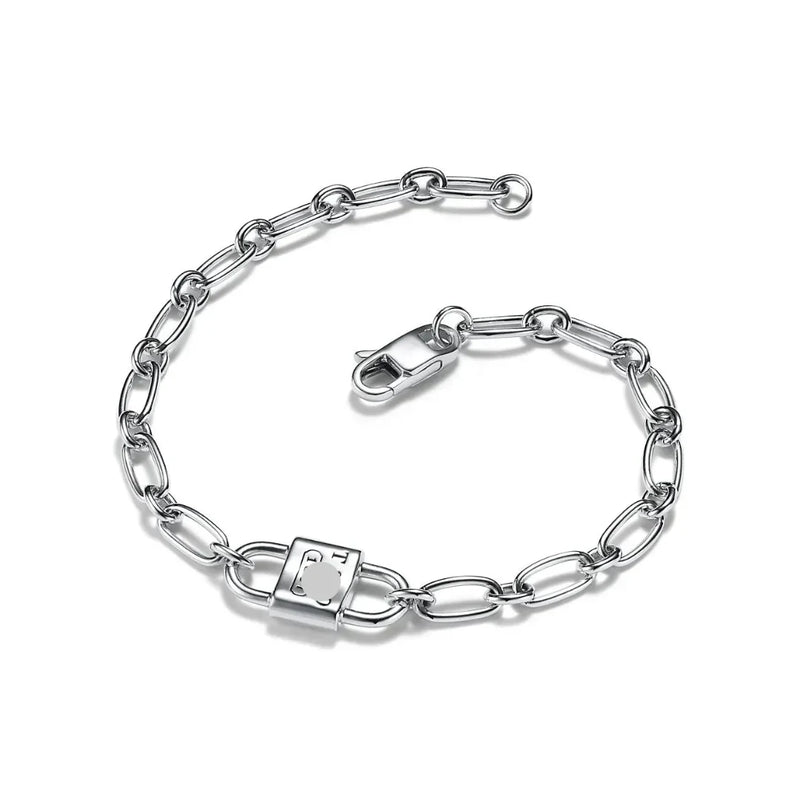 1837 Double Lock Chain Bracelet