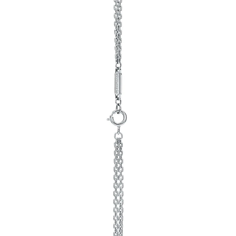 HardWear Large Double Link Pendant in White Gold