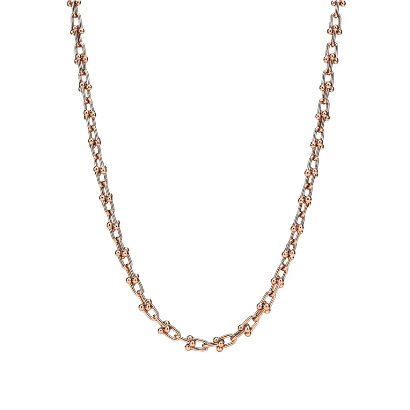 HardWear Micro Link Necklace in Rose Gold