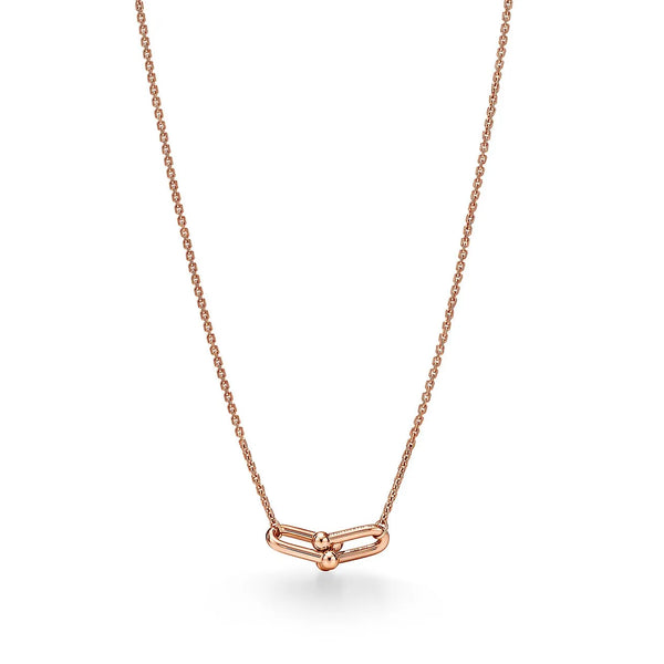 HardWear Small Double Link Pendant in Rose Gold