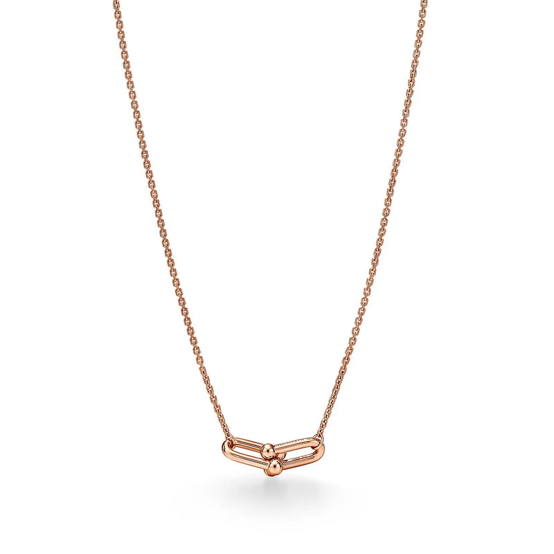 HardWear Small Double Link Pendant in Rose Gold