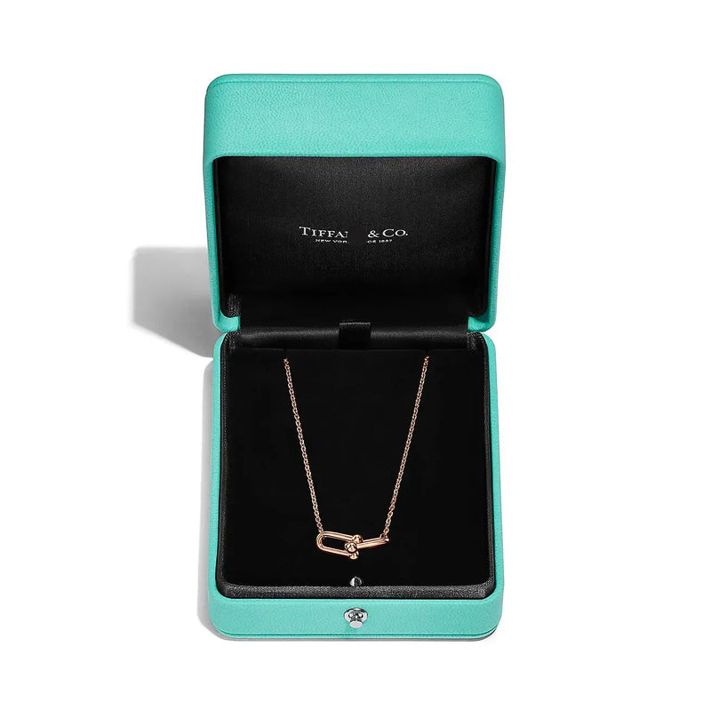 HardWear Small Double Link Pendant in Rose Gold