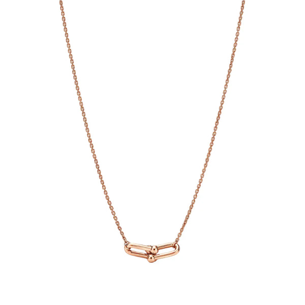 HardWear Small Double Link Pendant in Rose Gold
