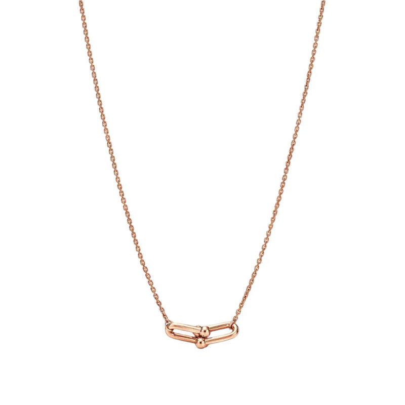 HardWear Small Double Link Pendant in Rose Gold