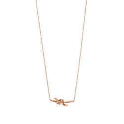 Knot Small Pendant in Rose Gold