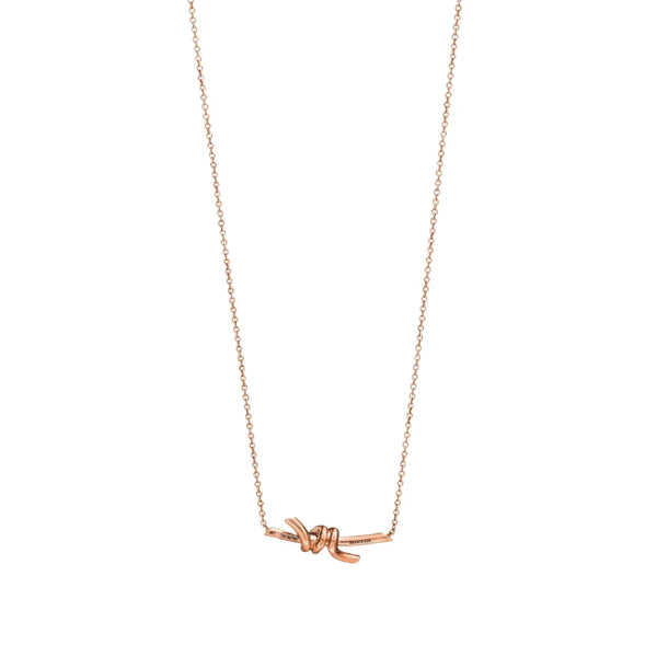 Knot Small Pendant in Rose Gold