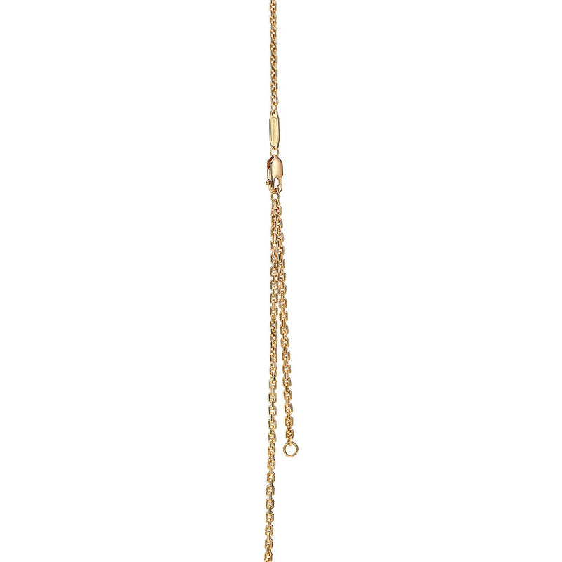 Lock Small Pendant in Yellow Gold with Diamonds