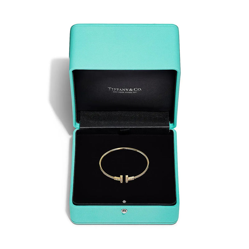 Bracelets T Pavé Diamond In Yellow Gold