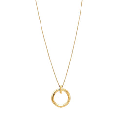 T T1 Circle Pendant Necklace Large