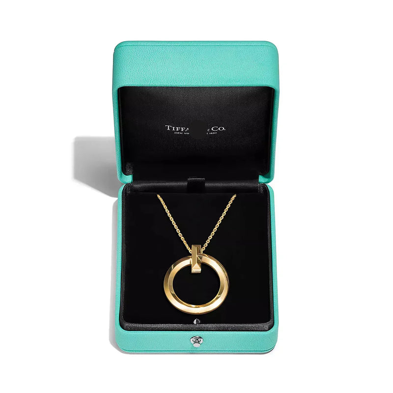 T T1 Circle Pendant Necklace Large