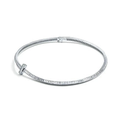 T T1 Diamond Necklace White Gold with Diamonds