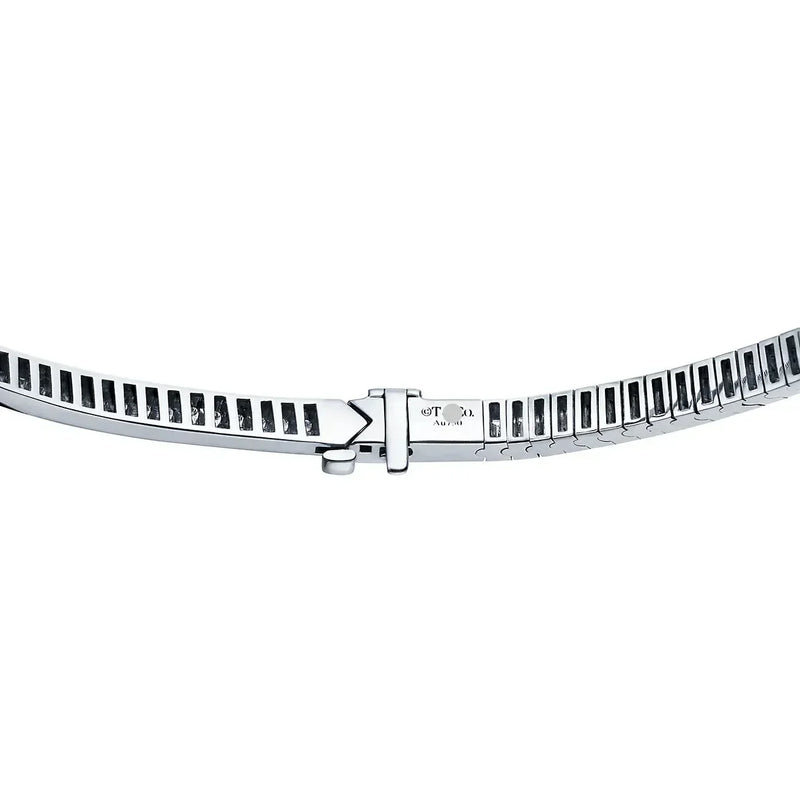 T T1 Diamond Necklace White Gold with Diamonds