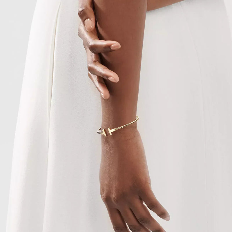 T Wire Bracelet Minimalist Women