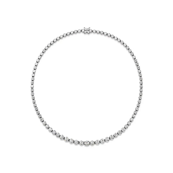 Victoria Diamond Necklace in White Gold