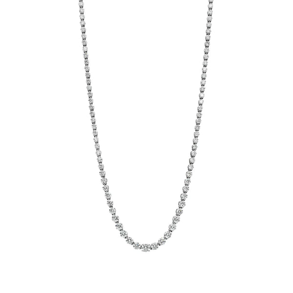 Victoria Diamond Necklace in White Gold