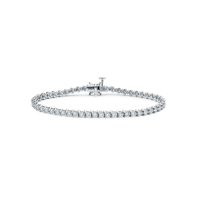 Victoria Tennis Bracelet White Gold Full Diamonds