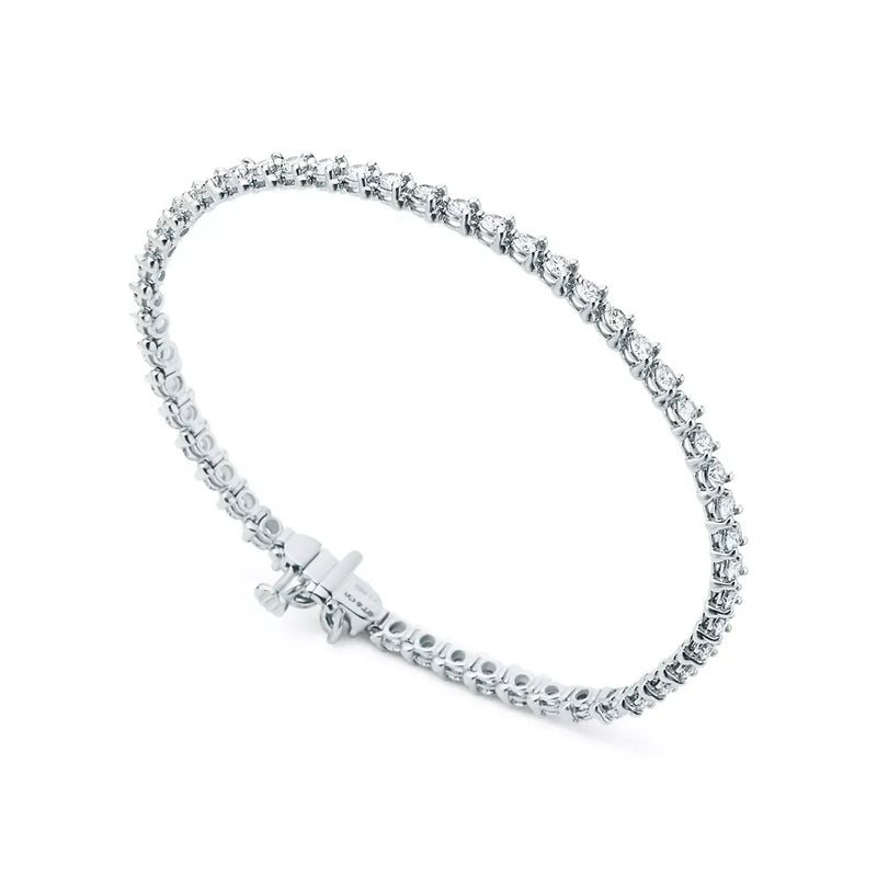 Victoria Tennis Bracelet White Gold Full Diamonds