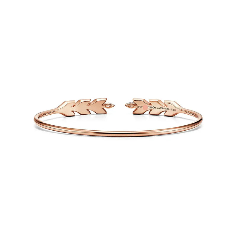 Victoria Vine Wire Bracelet in Rose Gold