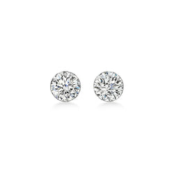 Titan Setting Platinum With Diamonds Earrings